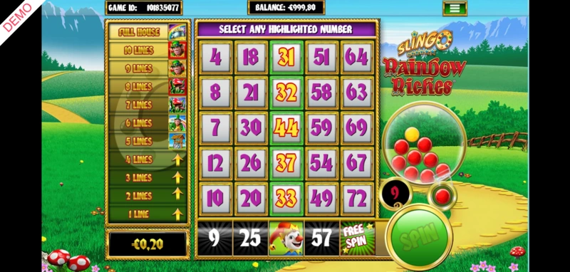 Rainbow Riches slot demo